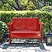 Crosley Furniture Bates Loveseat Glider - Red