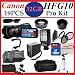 Canon VIXIA HF G10 Full HD Camcorder with HD CMOS Pro and 32GB Internal Flash Memory with SSE 32GB Pro Kit includes 2 Batteries, charger, case, 2 lenses and much more