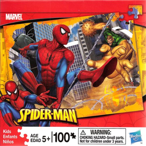  Spider-Man and Sandman Puzzle by Hasbro - 100 Piece