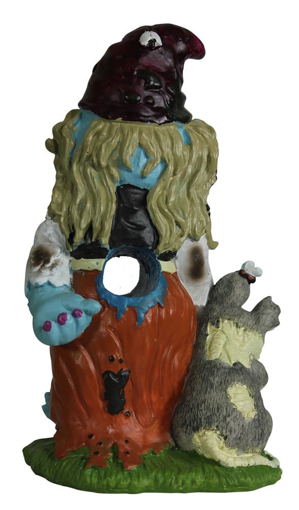 Zombie Gnome Girl Garden Statue Sculpture Halloween Decor