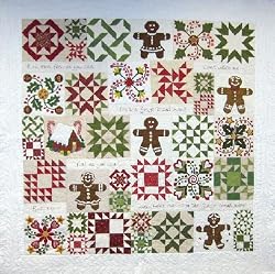 Gingerbread Joy Christmas BOM Garman Quakertown 12 Quilt Pattern Set