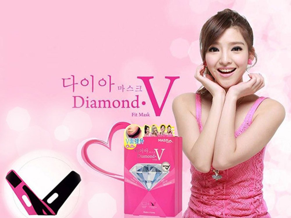 Amazon.com : MASK HOUSE Diamond V Fit Mask : Facial Masks : Beauty