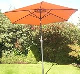 TERRACOTTA 270cm CRANK & TILT PARASOL