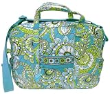 Vera Bradley Peacock Metro Laptop Tote
