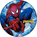 Spider-Man, Dessert Plate 7" Diam. 8 Pcs