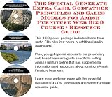 Furniture Books item: The Special Generate Extra Cash, Godfather Principles and Sales Models for Amish Furniture Web Biz 3 Course + Resource Guide