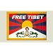 Adh�sif autocollant / sticker Free Tibet - 7 x 10 cm