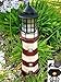 Solar Lighthouse Tower Solar Light Green/Ivory 39