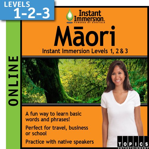 Instant Immersion Maori - Level 1, 2 & 3 (2-year subscription) [Download]
