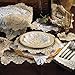 TCC Materials Handmade Crochet Lace Doily. 100% Cotton Crochet. Ecru, 4 Inch Round. Four Pieces