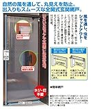 【簡単網戸】風を通し、虫をシャットアウト!いろいろなドアや玄関戸に取付可能です。