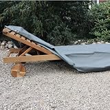 Produkt-Bild: Siena Garden 542298 Rollliegenh&uuml;lle anthrazit Polyestergewebe Oxford 600 D / L 212 x B 70 x H 40 cm
