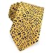 Cheetah Print by Wild Ties orange silk narrow ties