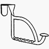 Spectrum 75370 Over-The-Door-Hanger Holder