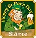 Fridgedoor - St Patrick's Day Pub Elf Magnet - Slainte