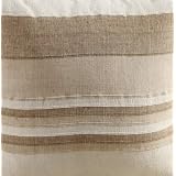 Morocco 100% Cotton Striped Throw Beige