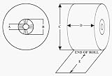 REGISTER ROLLS 2 11/32 x 385' THERMAL