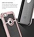 E LV iPhone 6S Case Cover Slim Armor Defender for iPhone 6S / iPhone 6 - [BLACK/ROSE GOLD]