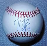 Kenley Jansen Autographed Major League Baseball W/PROOF, Picture of Kenley Signing For Us, Los Angeles Dodgers