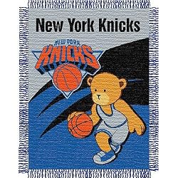 New York Knicks NBA Triple Woven Jacquard Throw (044 Series) (36x46")"