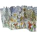 Snow Scene Cut Out Folding Advent Calendar from Germany
