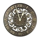 Ivy Silhouette Clock - Bronze