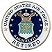U.S.A.F Air Force Retired Lapel Pin