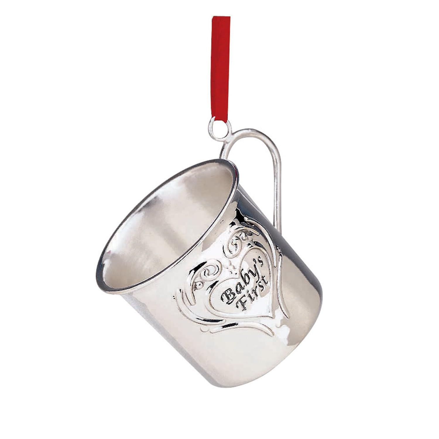Williamsburg by Reed & Barton Sterling Silver 2011 Annual Dated Baby's First Cup Ornament, Height 3.0