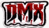 DMX - Red Black & White - Embroidered Iron On or Sew On Patch