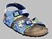 Papillio Fersenriemen ''Rio'' aus Birko-Flor in magic air blue mit schmalem Fussbett