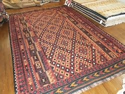 Handmade Afghan Kilim Rug 9'x13'9"