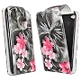 Accessory Master - Rose/ Noir ' lilies' Housse �tu&hellip de Accessory Master