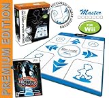 Wii DDR Hottest Party + Dance Dance Revolution DDRGame Non-Slip Premium Edition Dance Pad for Wii