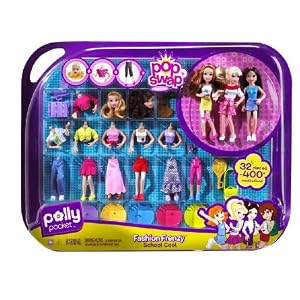 Polly Pocket Pop N Swap Fashion Frenzy School Fashions by Mattel
