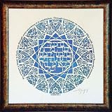 Home Blessing in Palm Border by Enya Keshet