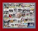 Boston Red Sox 2004 World Series FRAMED 11x14 Newspaper Collage Print