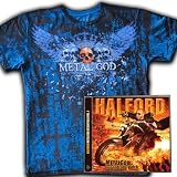 Halford Metal God Essentials Vol.1 CD with Bonus DVD + Metal God Apparel Steel Wings Shirt [1CD/1DVD/1 Large T-shirt]