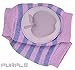 BACKGARDEN® New Boys Girls Unisex Cute Cotton Adjustable Elastic Baby Crawling Child Knee Pad Toddler Elbow Pads Crawling Safety Protector (Purple apple)