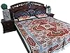 Indian Bedding Inspired Galicha Red Bedspread Tapestry Ethnic Throw Bedcover