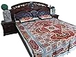 Indian Bedding Inspired Galicha Red Bedspread Tapestry Ethnic Throw Bedcover Indian Bedding Inspired Galicha Red Bedspread Tapestry Ethnic Throw Bedcover