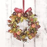 Rosehip Wreath wth ribbon, 15 inch