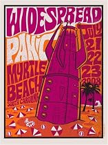 Widespread Panic 2008 Myrtle Beach Concert Poster