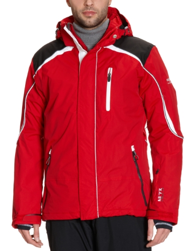 Northland Herren Ski-Jacke Xen Nero, red, S, 02-04665