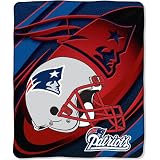 New England Patriots NFL "Imprint" Micro Raschel Blanket (50"x60")