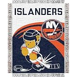 Northwest New York Islanders Triple Woven Jacquard 36x46 Baby Throw