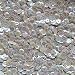 8mm Cup Sequins Beige Dark Ivory Opaque Iris Rainbow Iridescent Loose Facet Paillettes Made in USA