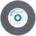 Norton Gemini Alundum Bench and Pedestal Grinding Wheel, Type 01, Round Hole, Aluminum Oxide