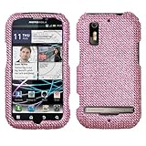 Motorola Photon 4G Diamond Crystal Bling Protector Case - Pink