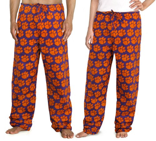 Clemson University Tigers Scrub Pajama Pants XL SCRUBS Pant Unique Apparel Gifts and Gift Ideas Pajamas for Him Her Men and Women Ladies or College Students OFFICIAL NCAA MERCHANDISE