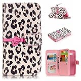 Zeebox Galaxy J5 2015 手帳型 ケース スタンド機能 カード収納ホルダー 衝撃吸収 Samsung Galaxy J5 2015 対応 高品質 保護カバー 生涯補償付き (ピンク 